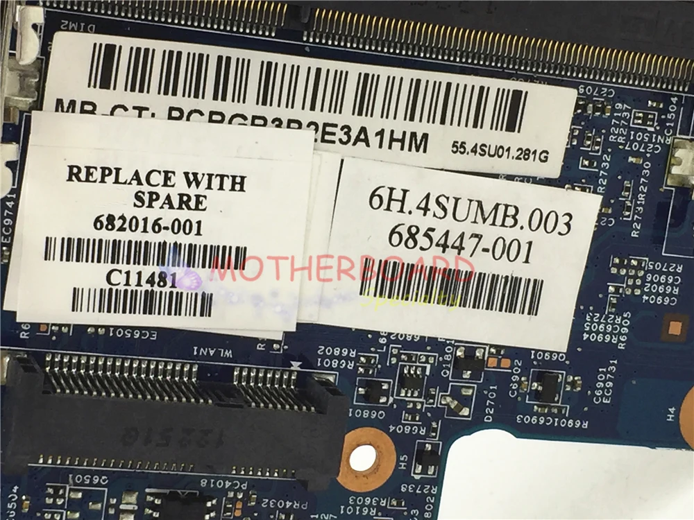 Vieruodis для HP DV7-7000 DV7T Материнская плата ноутбука 682016-001 48.4ST10. 031 682016-501 HM77 w/GT630M/2G GPU |