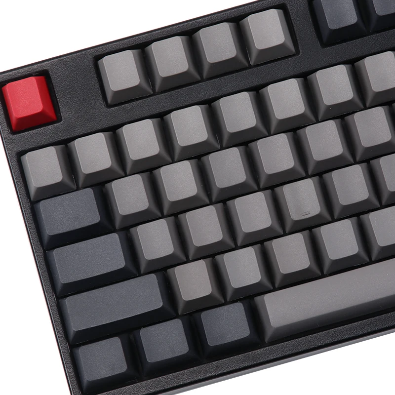 Пустые цветные pbt колпачки для ключей oem Вишневый профиль красный esc 108 клавиш usb