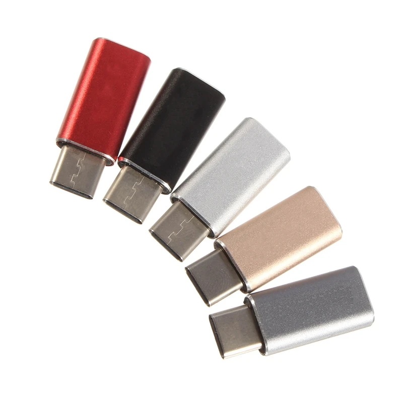 Best дело! Micro USB конвертер для Тип-C алюминиевого сплава адаптер передачи разъем
