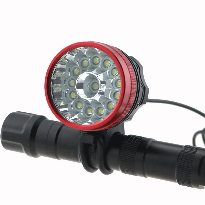 Водонепроницаемый супер яркий 24000 люмен 14T6 велосипедные фары 14x Cree XM-L T6 Led Велоспорт велосипед велосипедный спорт фара головного света для Охота лагерь