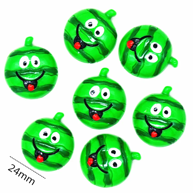 

Кабошон из каучука «Mr.Watermelon» 24 мм, 10 шт.