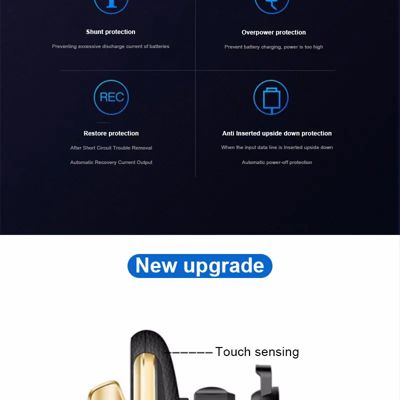 HUKU Qi автомобильное беспроводное зарядное устройство для iPhone 11 Pro Xs Max Xr samsung S10 S9 Note10 Автоматическая быстрая Беспроводная зарядка автомобильный держатель телефона