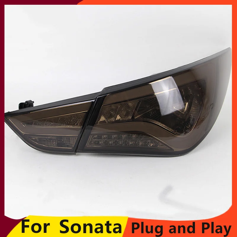 

KOWELL Car Styling for Hyundai Sonata led taillights 2011-2014 parking led Sonata 8 tail lamps led rear lights led light guide