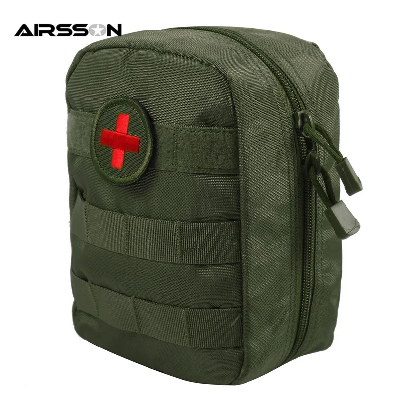 Olive Drab Тактическая Сумка Molle для первой медицинской помощи, военная сумка для экстренной помощи с крестиком, наборы для выживания, Охотничья поясная сумка - Цвет: Olive Drab