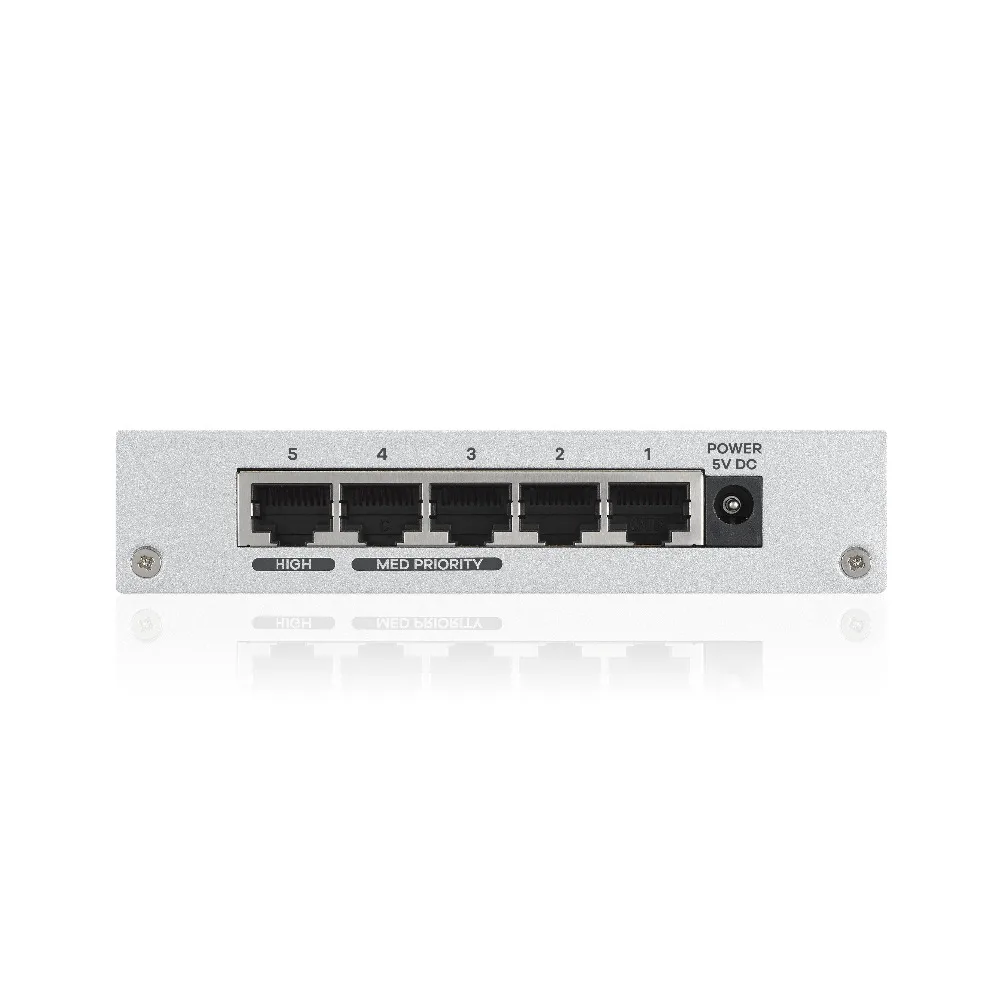 Настольный гигабитный коммутатор Ethernet 5 портов RJ45 10/100/1000 Мбит/с сетевой QoS порт VoIP