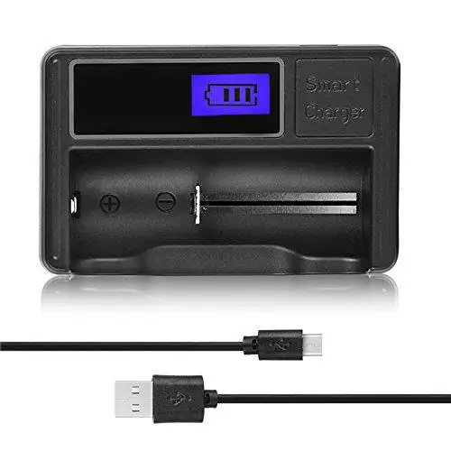 Универсальное умное зарядное устройство портативное с ЖК дисплеем для Ni MH Cd AA AAA Li