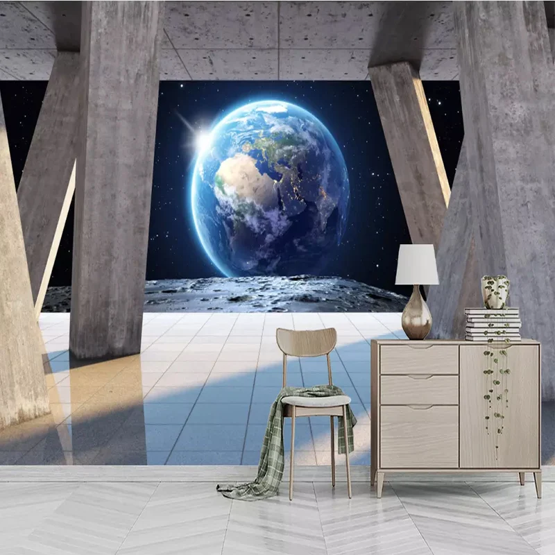 Настенные обои на заказ современный абстрактный камень колонна земля Янг пейзаж