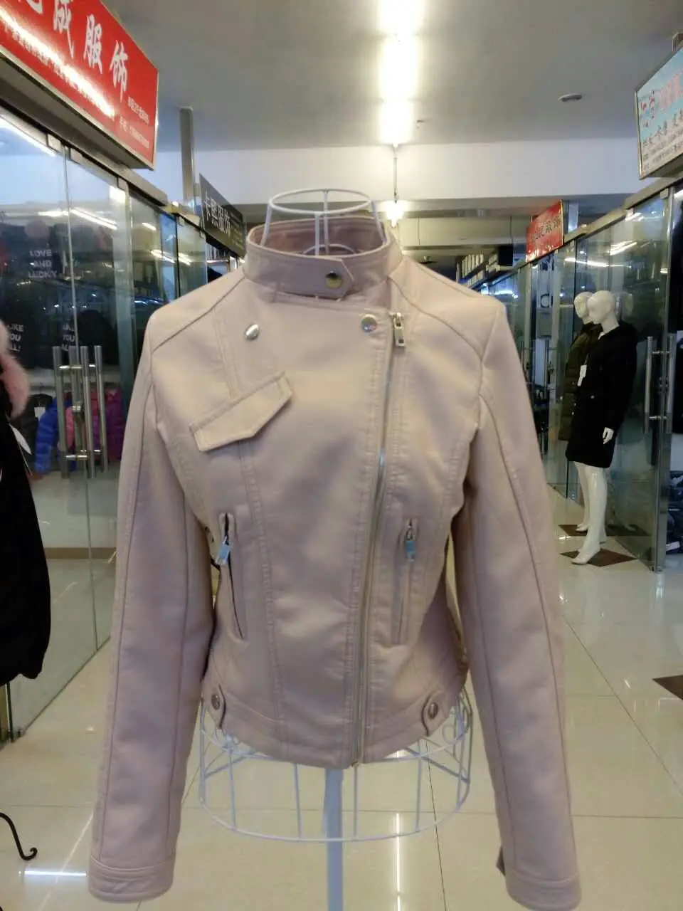 2018 весна осень новый искусственный карман на молнии украшение воротник стойка