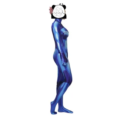 Костюм для косплея Samus Zero Aran боди Zentai | Тематическая одежда и униформа