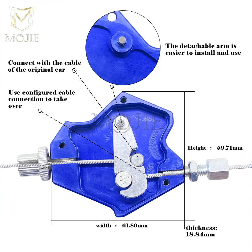 Алюминиевый Рычаг сцепления тормоза CNC для мотоцикла легкая кабельная система