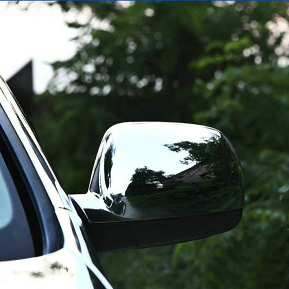 Зеркало заднего вида из углеродного волокна матовая ледяная виниловая пленка
