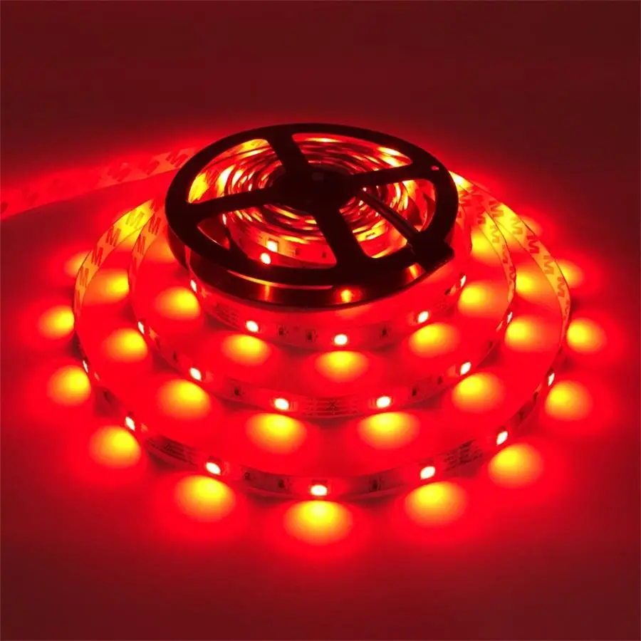 SMD RGB высокое качество домашнего установлен 5050 30 светодиодный s Светодиодные ленты лента диод Водонепроницаемый гибкий светодиодный ленты RF контроллер постоянного тока 12V Мощность набор