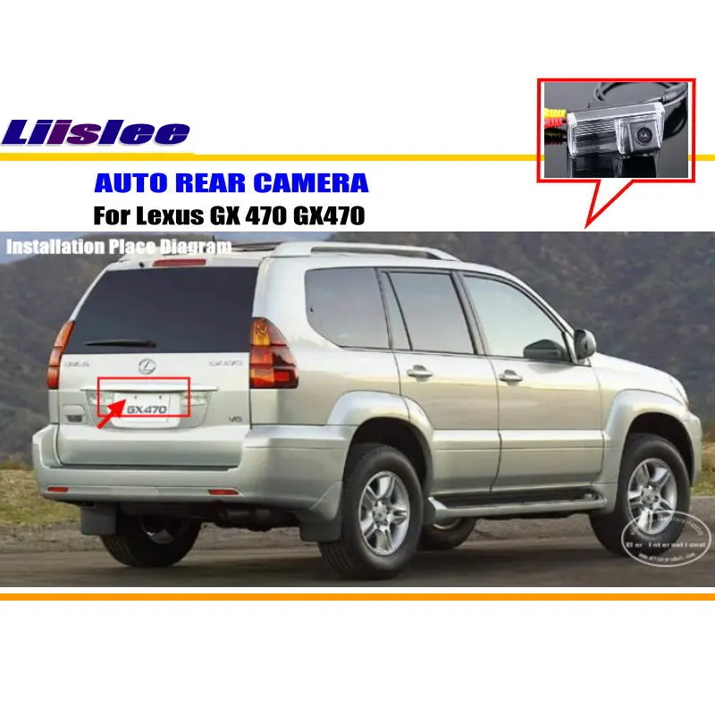 Автомобильный Реверсивный для Lexus GX 470/LX LX470 для Toyota LC100-задняя парковочная камера заднего вида/HD CCD ночное видение
