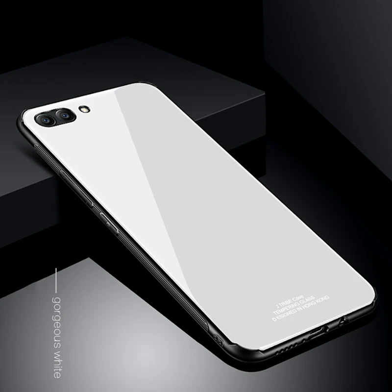 Телефон защитное стекло чехол силиконовый бампер на huawei Honor хонор 9 лайт 9 lite 10 Honor9 Honor10 3/4/6 32/64/128 ГБ защитный - Цвет: White