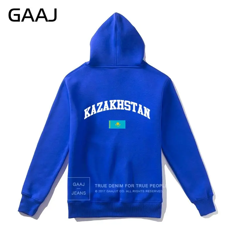 GAAJ Kazakhstan Flag мужская толстовка женская мужская на молнии Повседневная флисовая толстовка с капюшоном пальто Мужская Уличная одежда Felpe# GUJQ8