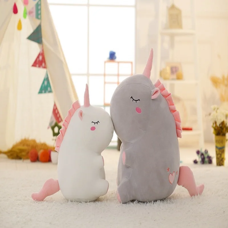 Icottbaby 25/35 см 2 Стиль спальный Единорог кукла прекрасный жира животных мультфильм