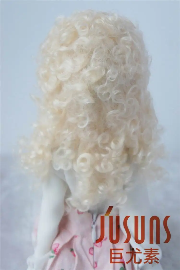 JD175 1/8 1/6 1/4 длинные кудрявые мохеровые BJD парики YOSD MSD модные куклы Размер 5-6 дюймов