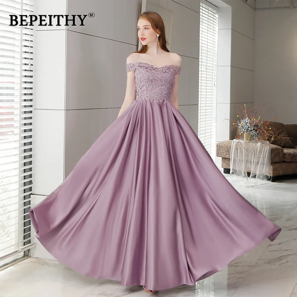 Robe De Soiree фиолетовое длинное вечернее платье длиной до пола, винтажное платье для выпускного вечера, Vestido De Longo