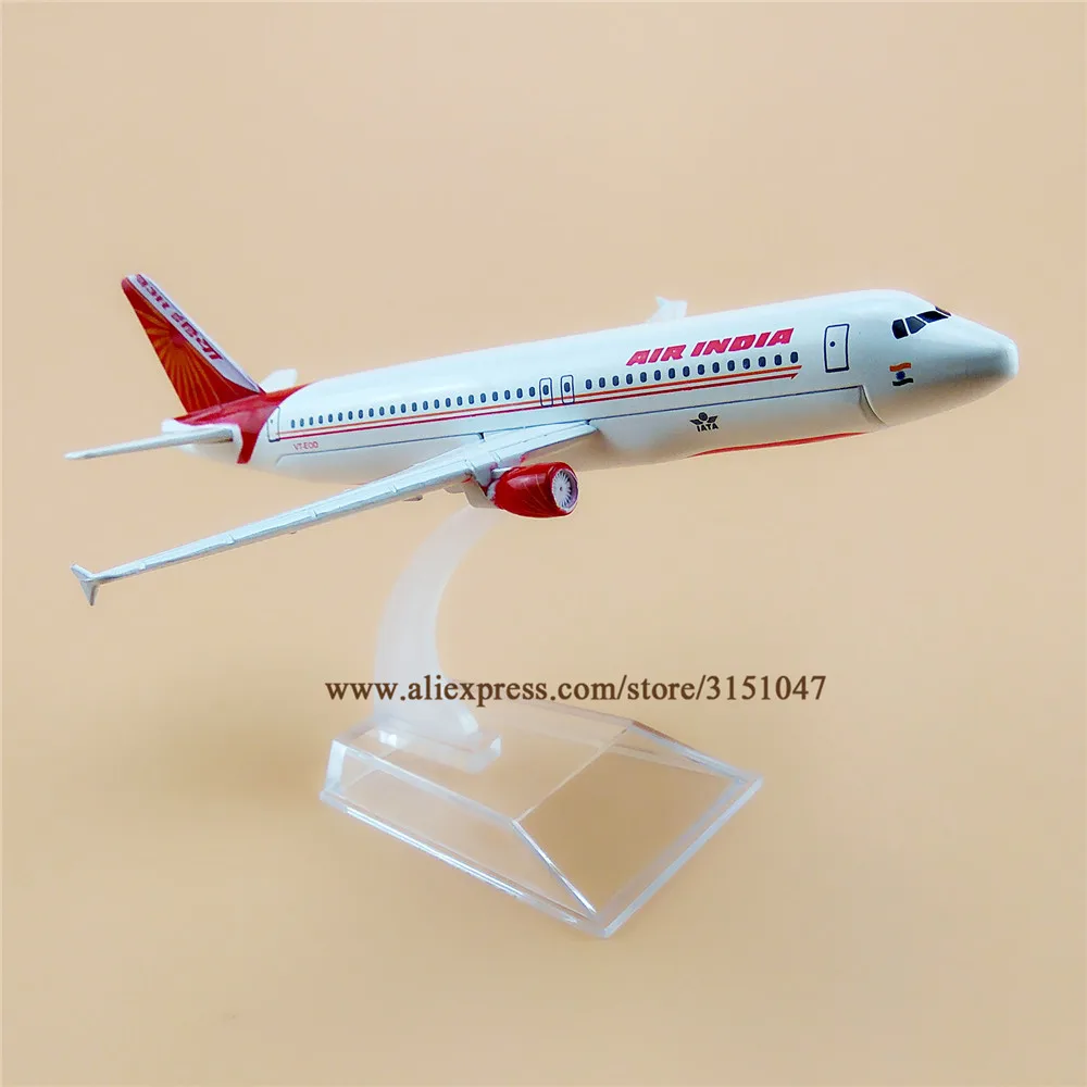 16 см сплав металла Air Индия авиалиний A320 модель самолета Airbus 320 Airways модель самолета детские подарки