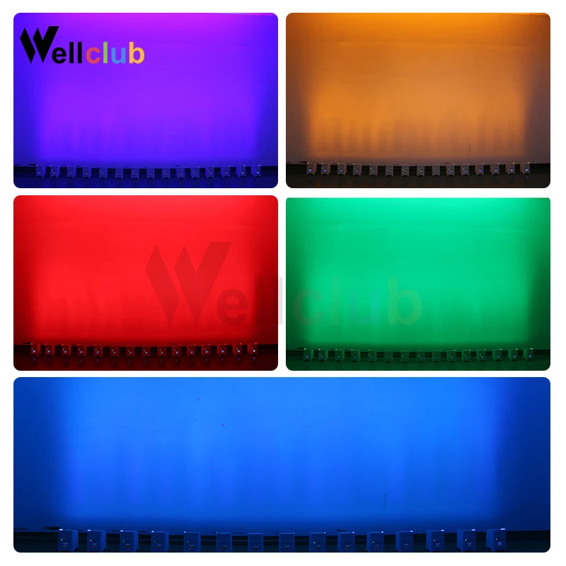1 шт. 6X18W RGBWA УФ 6 в WIFI аккумуляторная батарея uplight беспроводной dmx вечерние DJ