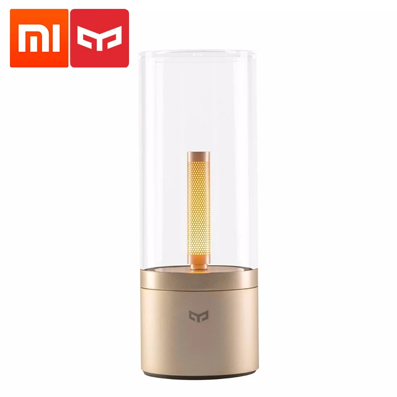 Золотой Xiao mi jia Yee светильник Candela Led умный ночной Светильник USB перезаряжаемый портативный светильник-Свеча для Настроения Bluetooth умный контроль mi Home - Цвет: Золотой