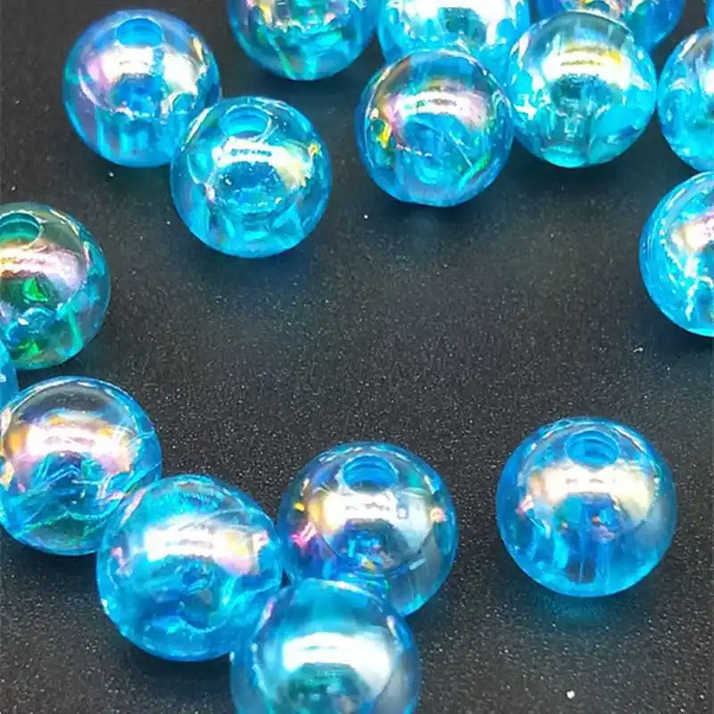 Акриловые шарики для изготовления браслета круглые цветные Круглые 8 мм 50 шт. |