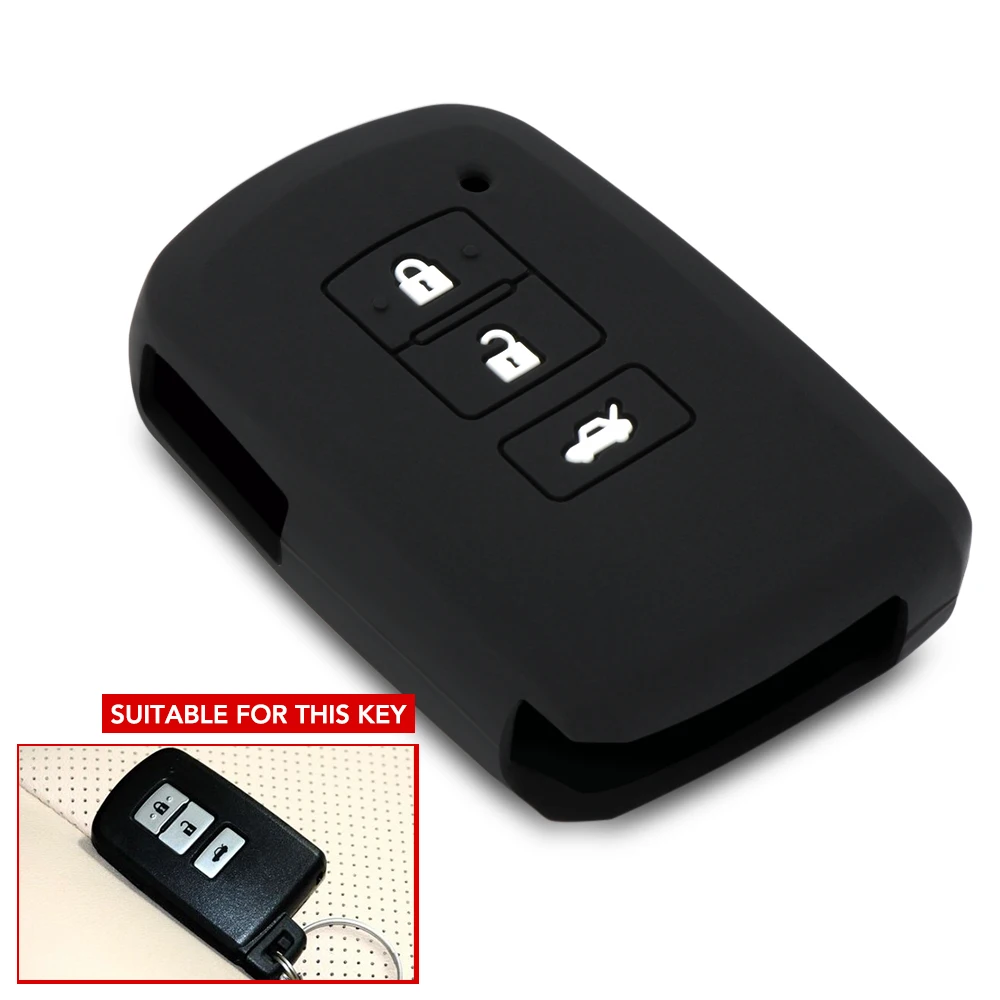 3 кнопки силиконовый брелок Оболочка Чехол для Toyota Camry Corolla Avalon Rav4 Land Cruiser автомобильный дистанционный ключ держатель протектор