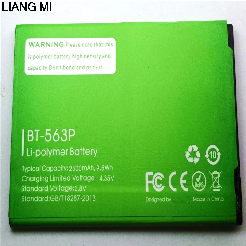 Новое высокое качество BT-563P 2500mAh батарея для мобильных телефонов Leagoo M5 плюс M5PLUS