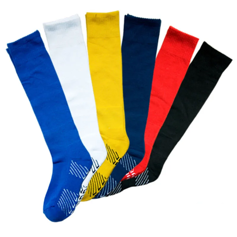 Лидер продаж детские футбольные носки высокое качество толстые гольфы для
