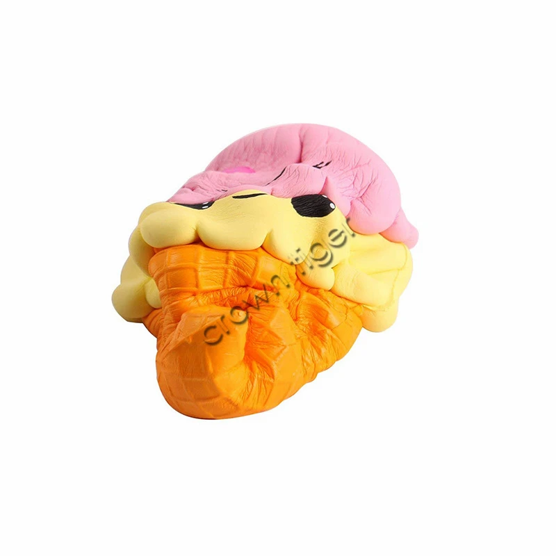 Kawaii Squeeze jumbo Squishy мороженое медленно восстанавливающая Ароматизированная игрушка