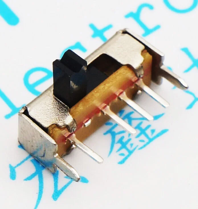 20 шт SK13d07 тумблер 4PIN 1P3T ручка высокий 4 мм шаг 2 0 правый угол Скользящие