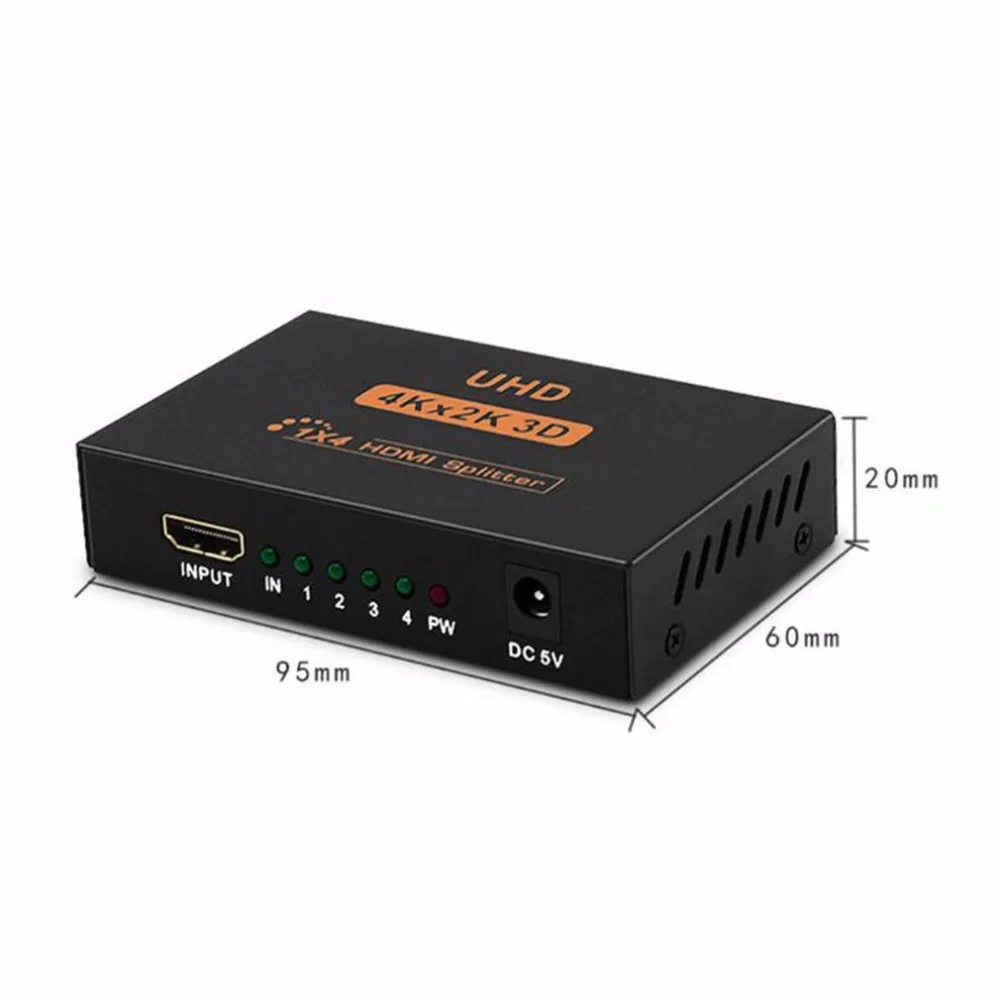 HDMI сплиттер 4 порта переключатель порт для XBOX 360 PS3 PS4 Smart Android HDTV 1080P выхода в 1 Intput 4K *