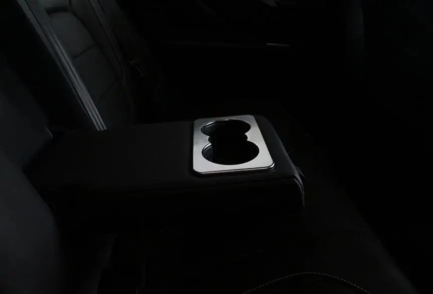 Для Jaguar F-RitmoX761 2016 2017 матовая ABS plastica Cromata заднего сиденья Copertura в Vetro делла Tazza ди Acqua