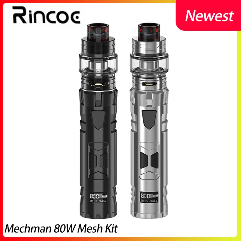 Набор для электронных сигарет Rincoe Mechman 80 Вт сетчатый комплект электронная