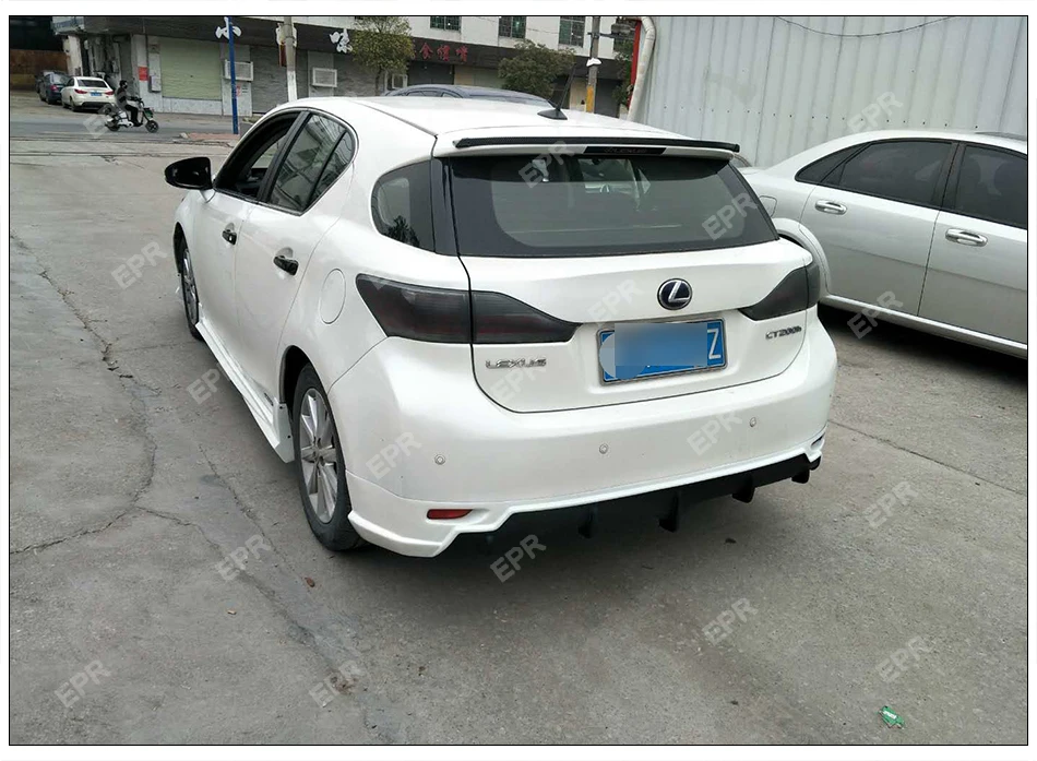 Для Lexus CT200h(2011+) TM style FRP боковая юбка из стекловолокна комплект для тюнинга части для Lexus glass CT200h боковая юбка