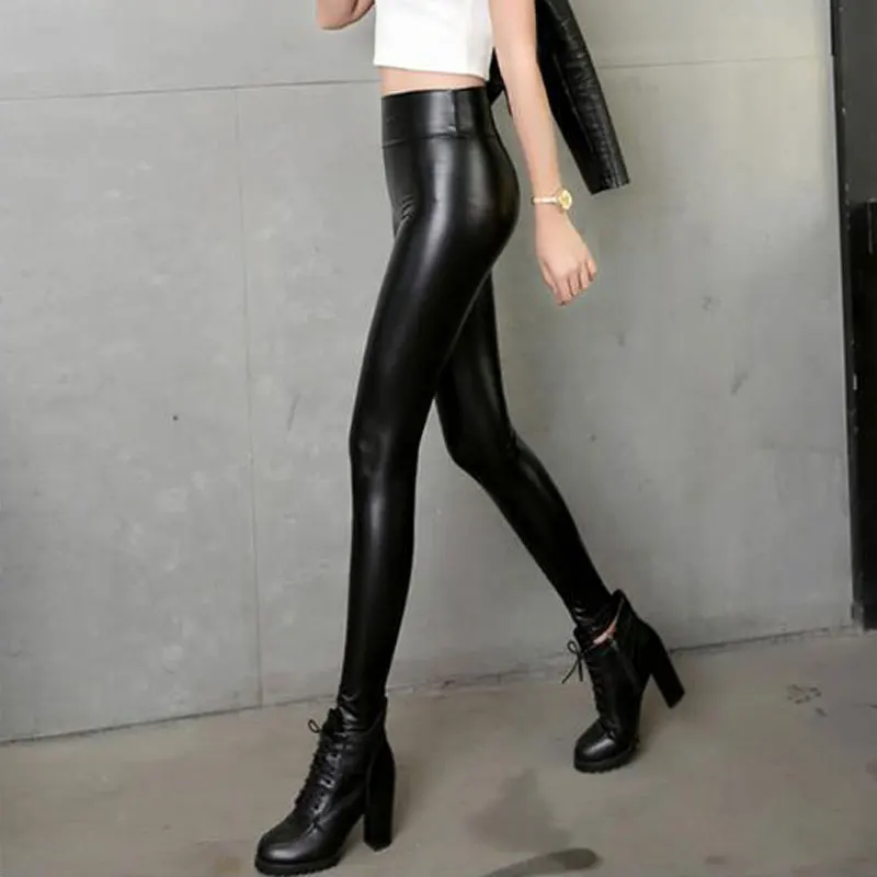 Пикантные женские туфли из PU искусственной кожи блестящие колкоты с высокой