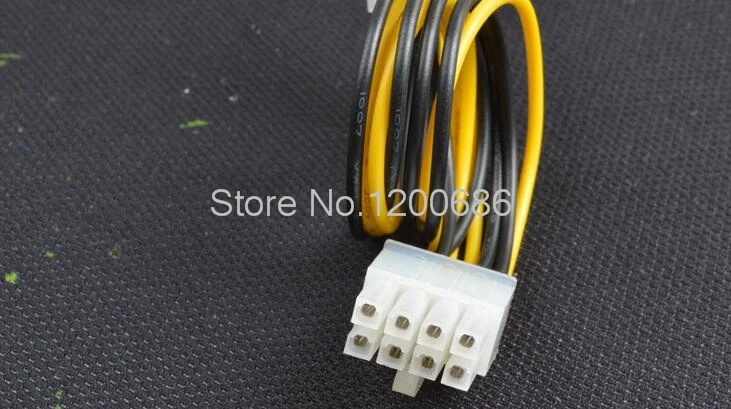 Кабель питания процессора 4P pin к 8 P отверстие 4pin поворот 8pin кабель P4 P8 адаптера |