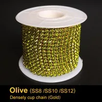 10 метров/рулон подполковник топаз хрустальные цепи SS6/SS8/SS10/SS12 плотно серебряный Кубок Сеть для одежды