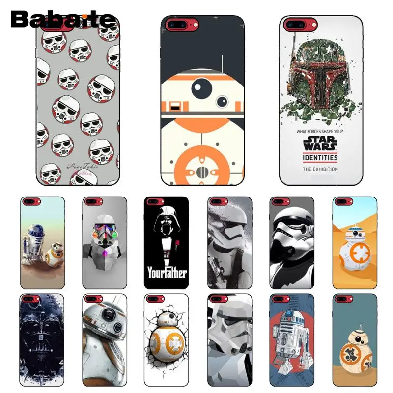 Babaite Звездные войны йода BB 8 Droid Чехол для мобильного телефона с изображением