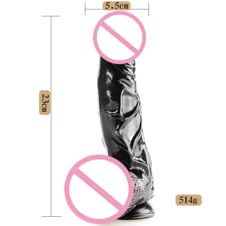 23x5.5cm anal dildos dildo vibrator adult toys vibrators huge realistic strapon strap on for woman vibrating panties | Красота и