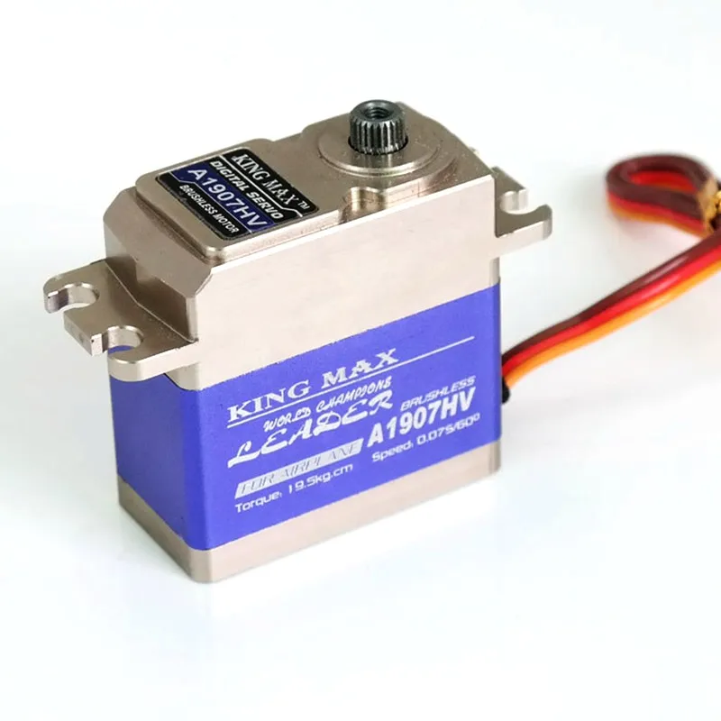 KINGMAX A1907HV цифровой высоковольтный бесщеточный сервопривод металлическая