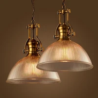 loft copper glass pendant lights industrial lighting lamparas luminaire suspendu edison light fixtures