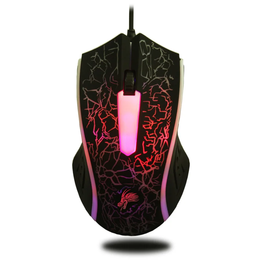 Ahmmio 2400 Точек на дюйм светодиодный оптический 3D USB проводной игровой Мышь игры