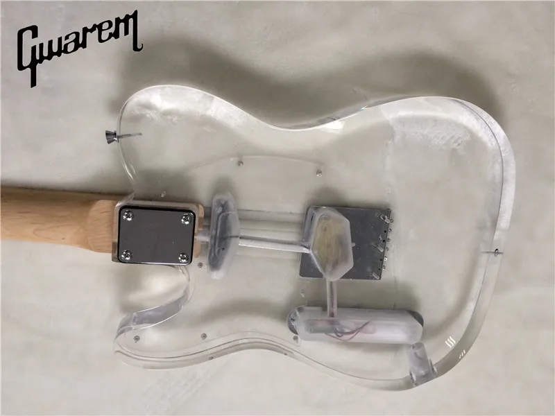 Электрогитара/гитара Gwarem luck star tele/акриловый корпус/гитара в Китае|tele guitar|electric