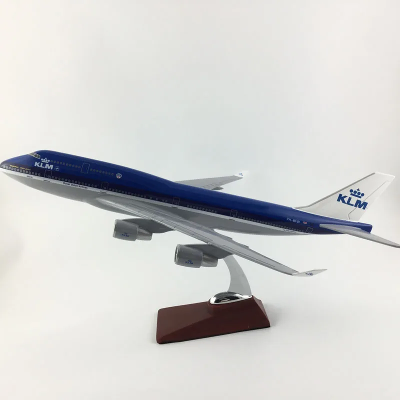 Самолет KLM airliner 45 47 см модель самолета Боинг 747 AIRLINES игрушка для детей подарок на