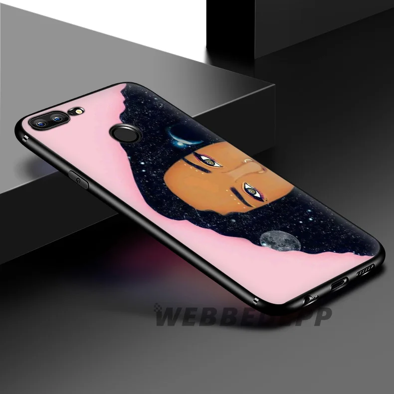 WEBBEDEPP афро Девушки Красочный милый мягкий чехол для Huawei P20 Pro P10 P9 P8 Lite 2015 2017 P Smart 2019
