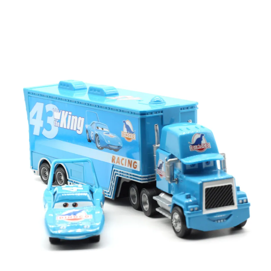Дисней Pixar тачки № 95 Маккуин Mack грузовик дядюшка литая под давлением игрушечная машина 1:55 Свободный абсолютно в и