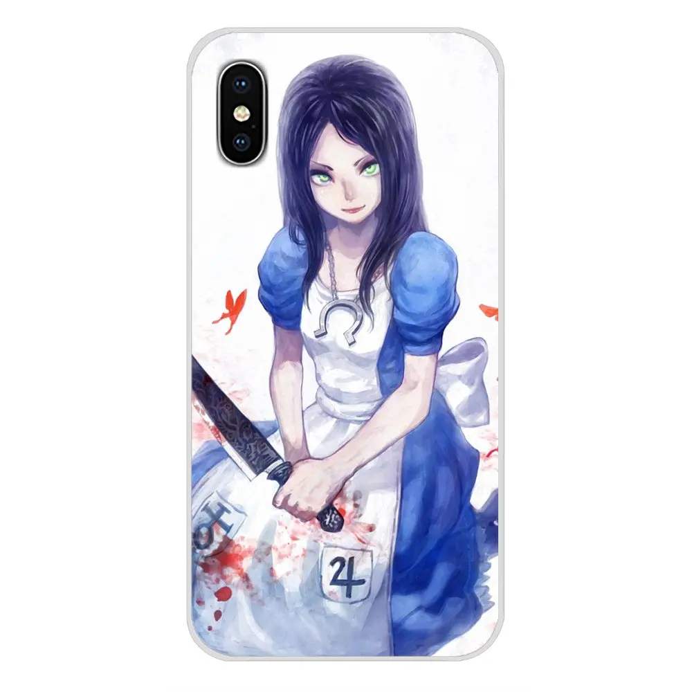 Для Apple iPhone X XR XS MAX 4 4S 5 5S 5C SE 6 6S 7 8 Plus ipod touch Alice Madness Return аксессуары чехлы для
