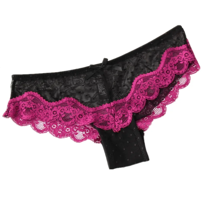 

Free Shipping Hot sale High quality embroidery thin female models breathable mesh briefs women Panties M L XL