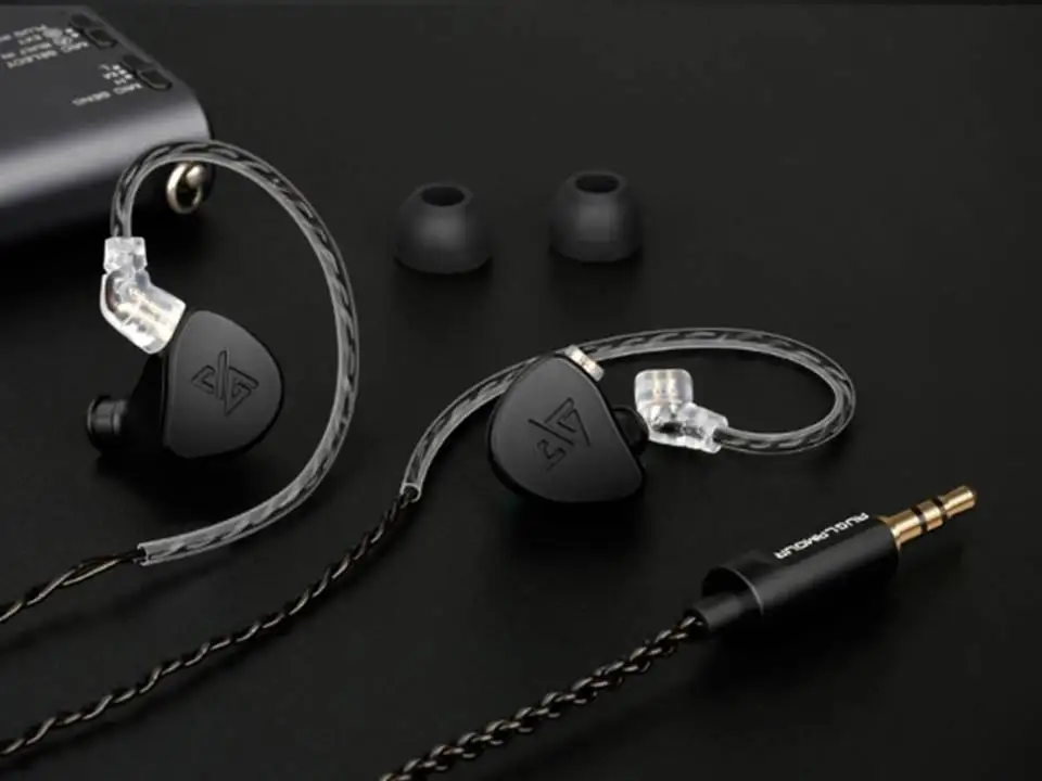 Auglamour F300 Динамический драйвер 2pin 0,78 мм съемные HiFi наушники-вкладыши